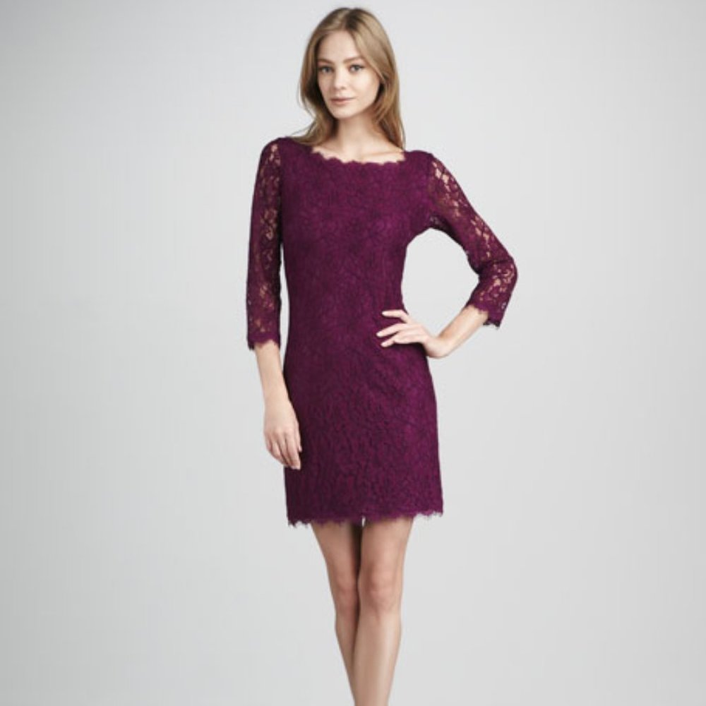 ⭐️HP⭐️ Diane von Furstenberg Zarita Lace Dress